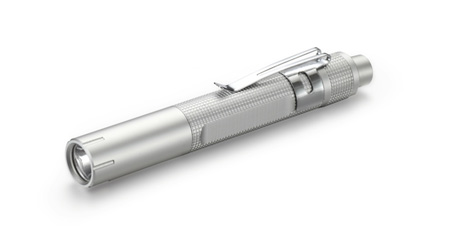 LED 铝合金带笔夹便携手电筒
