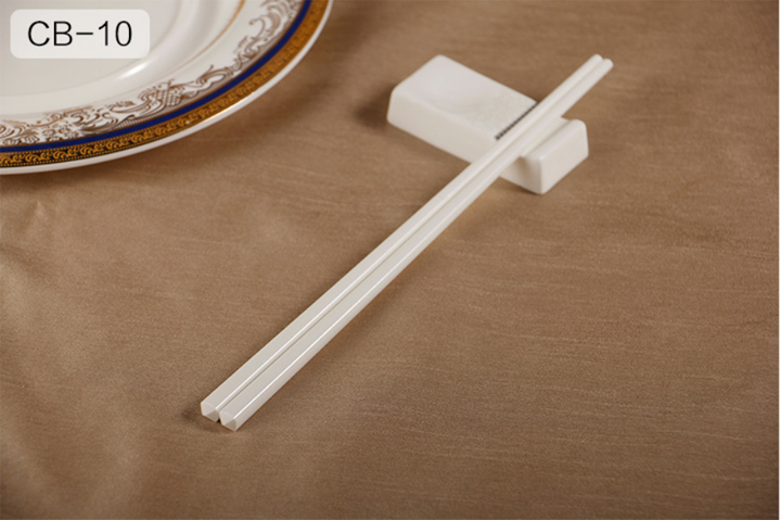 纯白陶瓷筷子、白瓷筷子
