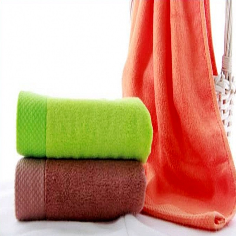 彩虹系列竹纤维单条提缎中毛巾