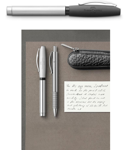 德国辉柏嘉高级树脂宝珠笔、墨水笔--磨砂金属