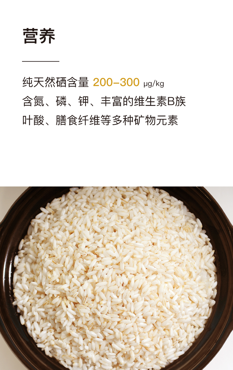 颐世堂黑硒胚芽米大米现磨新米东北黑龙江大米含硒米宝宝成人富硒米2.5kg